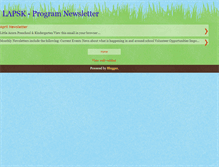 Tablet Screenshot of lapsknewsletter.blogspot.com