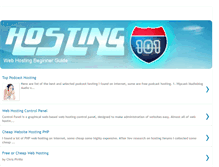 Tablet Screenshot of hosting-101.blogspot.com