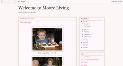 Desktop Screenshot of mooreliving.blogspot.com