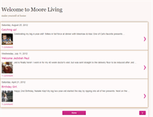 Tablet Screenshot of mooreliving.blogspot.com