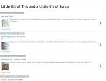 Tablet Screenshot of littlebitofthisandalittlebitofscrap.blogspot.com