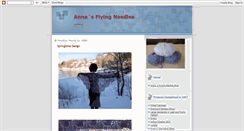 Desktop Screenshot of annasflyingneedles.blogspot.com