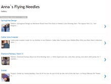 Tablet Screenshot of annasflyingneedles.blogspot.com