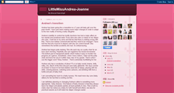 Desktop Screenshot of littlemissandrea-joanne.blogspot.com