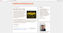 Desktop Screenshot of cluelessmarketing.blogspot.com