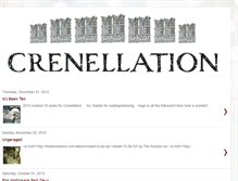 Tablet Screenshot of crenellation.blogspot.com