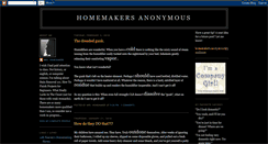 Desktop Screenshot of homemakers-anonymous.blogspot.com