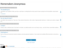 Tablet Screenshot of homemakers-anonymous.blogspot.com