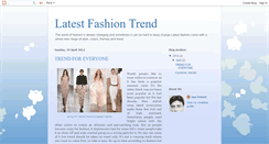 Desktop Screenshot of newest-fashion-trends.blogspot.com