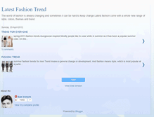 Tablet Screenshot of newest-fashion-trends.blogspot.com