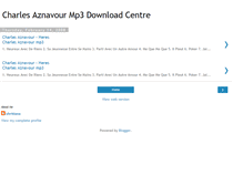 Tablet Screenshot of charles-aznavour-mp3-download.blogspot.com