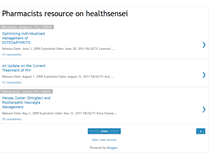 Tablet Screenshot of healthsenseiforpharmacists.blogspot.com