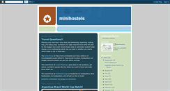 Desktop Screenshot of myminihostels.blogspot.com