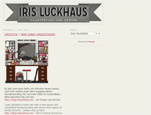 Tablet Screenshot of irisluckhaus.blogspot.com