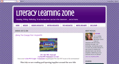 Desktop Screenshot of literacyzone.blogspot.com