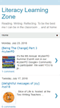 Mobile Screenshot of literacyzone.blogspot.com