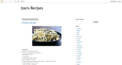 Desktop Screenshot of izanrecipe.blogspot.com