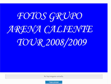 Tablet Screenshot of fotosgrupoarenacaliente.blogspot.com