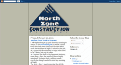 Desktop Screenshot of northzoneconstruction.blogspot.com