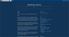 Desktop Screenshot of grinding-metal.blogspot.com