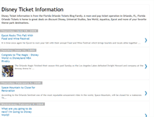 Tablet Screenshot of disneyorlandotickets.blogspot.com