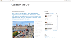 Desktop Screenshot of cyclelondoncity.blogspot.com