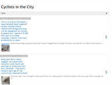 Tablet Screenshot of cyclelondoncity.blogspot.com