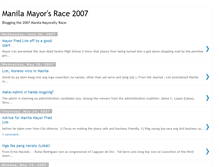 Tablet Screenshot of manila-election07.blogspot.com