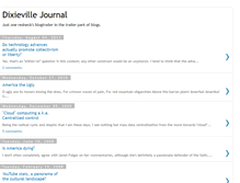 Tablet Screenshot of dixieville.blogspot.com