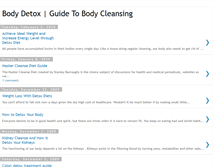 Tablet Screenshot of bodydetoxguide.blogspot.com