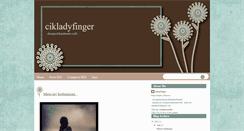 Desktop Screenshot of cikladyfinger.blogspot.com