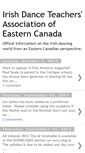 Mobile Screenshot of irishdancecanada.blogspot.com