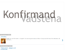 Tablet Screenshot of konfirmandvadstena.blogspot.com