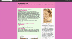 Desktop Screenshot of christjoy.blogspot.com