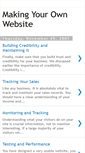 Mobile Screenshot of makingyourownwebsite.blogspot.com