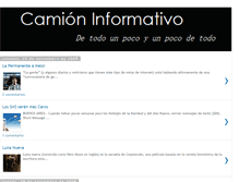 Tablet Screenshot of camioninformativo.blogspot.com