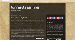 Desktop Screenshot of minnesotamailings.blogspot.com
