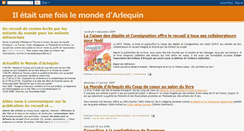 Desktop Screenshot of mondedarlequin.blogspot.com