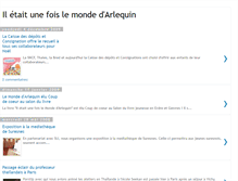 Tablet Screenshot of mondedarlequin.blogspot.com