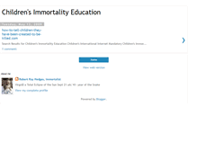 Tablet Screenshot of childrensimmortalityeducation.blogspot.com