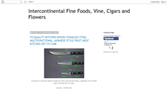 Desktop Screenshot of intercontinentalfoodsandvine.blogspot.com