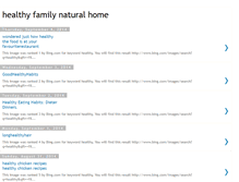 Tablet Screenshot of healthyfamilynaturalhome.blogspot.com