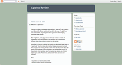 Desktop Screenshot of lipovoxreview.blogspot.com