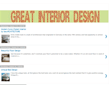 Tablet Screenshot of greatinteriordesigns.blogspot.com