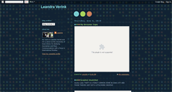Desktop Screenshot of leandraverink.blogspot.com