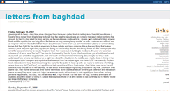 Desktop Screenshot of lettersfrombaghdad.blogspot.com
