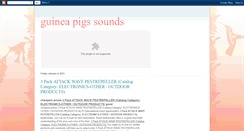 Desktop Screenshot of guineapigssounds.blogspot.com