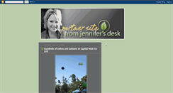 Desktop Screenshot of fromjennifersdesk.blogspot.com