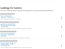 Tablet Screenshot of ludologyforgamers.blogspot.com