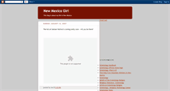 Desktop Screenshot of newmexicogirl.blogspot.com
